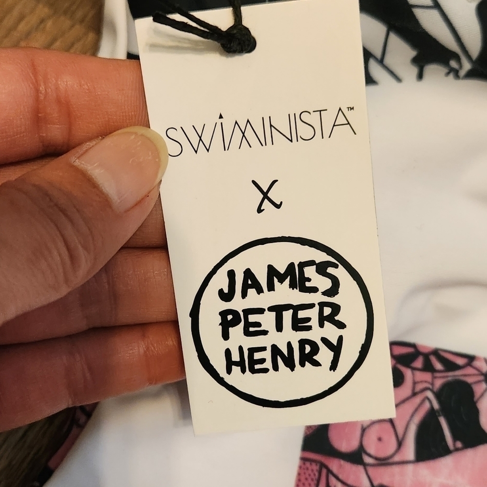 JAMES Peter Henry Swiminista Marvelous Art Toss One Piece Swimsuit - Picture 8 of 13